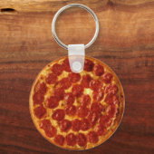 Pizza Peperoni Schlüsselanhänger (Vorderseite)