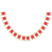 Pizza Peperroni, Käse und Margherita Wimpelkette (Alle)