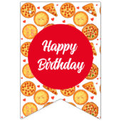 Pizza Peperroni, Käse und Margherita Wimpelkette (Zweite Fahne)