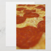 Pizza pepperoni briefpapier (Vorne/Hinten)