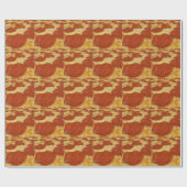 Pizza pepperoni geschenkpapier (Flach)