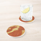 Pizza pepperoni getränkeuntersetzer (Seite)