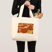 Pizza pepperoni jumbo stoffbeutel (Vorderseite (Produkt))