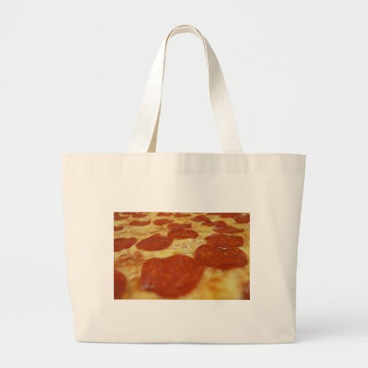 Pizza pepperoni jumbo stoffbeutel (Vorne)
