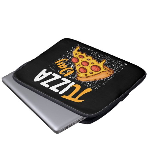 Pizza Pi Day Mathematik Liebhaber Laptopschutzhülle (Vorne Knopf)