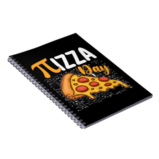 Pizza Pi Day Mathematik Liebhaber Notizblock (Rechte Seite)