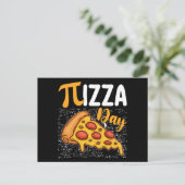 Pizza Pi Day Mathematik Liebhaber Postkarte (Stehend Vorderseite)