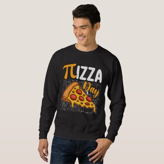 Pizza Pi Day Mathematik Liebhaber Sweatshirt (Vorne ganz)