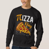 Pizza Pi Day Mathematik Liebhaber Sweatshirt (Vorderseite)