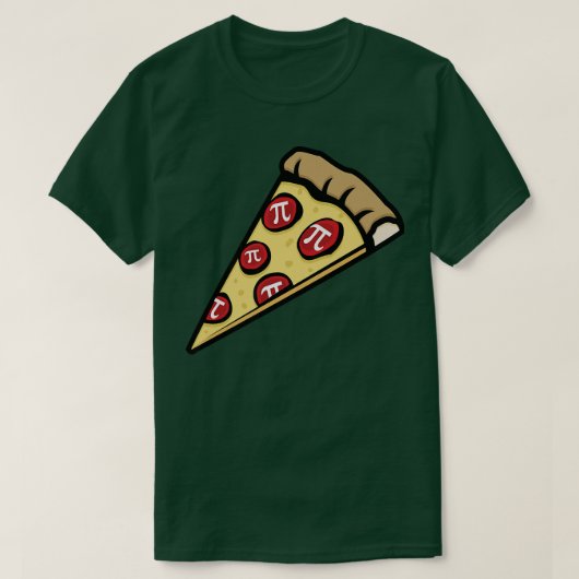 Pizza Pi Funny Pizza Pie mit Pi Toppings Math 224 T-Shirt (Design vorne)