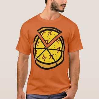 Pizza Pi in Scheiben für Hungermathematiker T-Shirt
