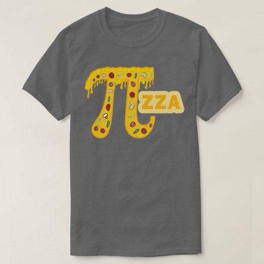 Pizza Pi Math Lovers School Teacher Student T-Shirt (Design vorne)