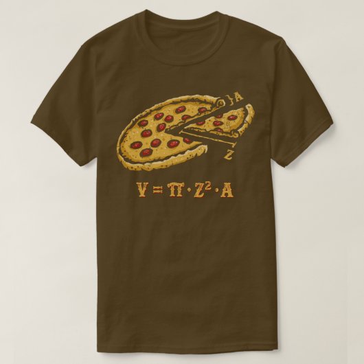 Pizza Pi T-Shirt (Design vorne)