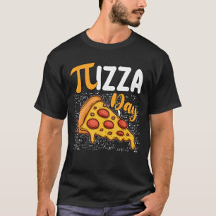 Pizza Pi-Tag Mathe Mathematikliebhaber T-Shirt