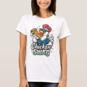 Pizza-Picking-Poultry-Logo T-Shirt (Vorderseite)