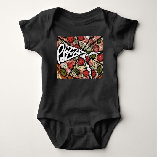 Pizza Pie Baby Strampler (Vorderseite)