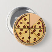 Pizza-Pie-Button Button (Vorne & Hinten)