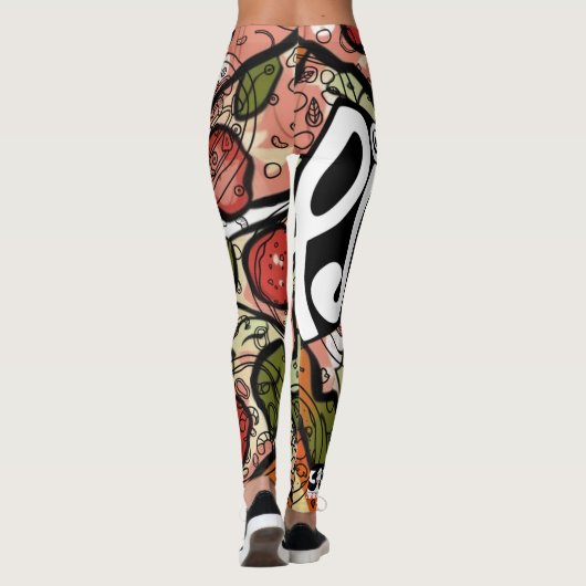 Pizza Pie Leggings (Rückseite)