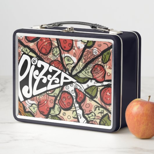 Pizza Pie Metall Brotdose (Beispiel)