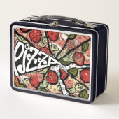Pizza Pie Metall Brotdose (Vorderseite)
