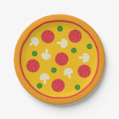 Pizza Pie Pappteller (Vorderseite)