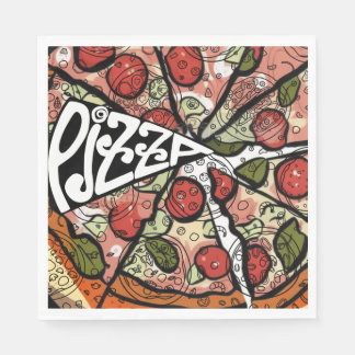 Pizza Pie Serviette