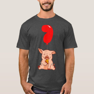 Pizza Pig - 7. Geburtstag - Kinder Ballon Party 22 T-Shirt