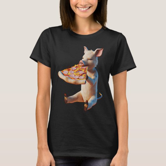 Pizza Pig T-Shirt (Vorderseite)