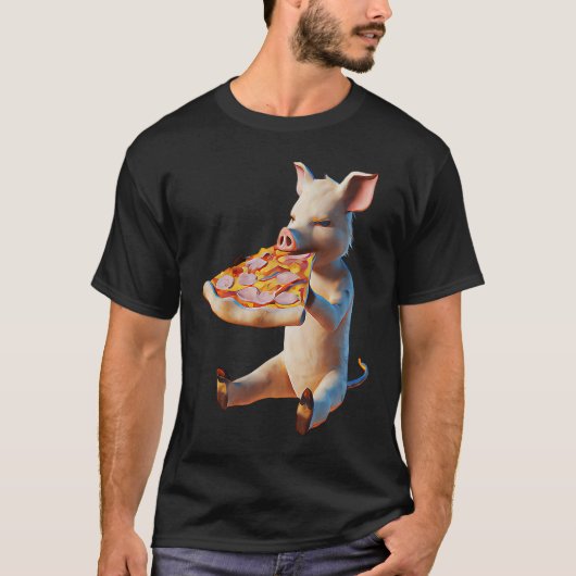 Pizza Pig T-Shirt (Vorderseite)