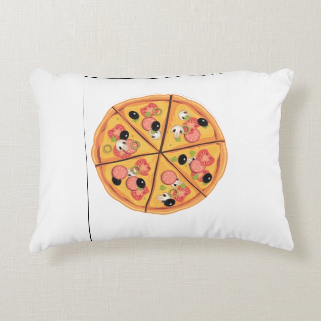 Pizza pillow dekokissen (Vorderseite)