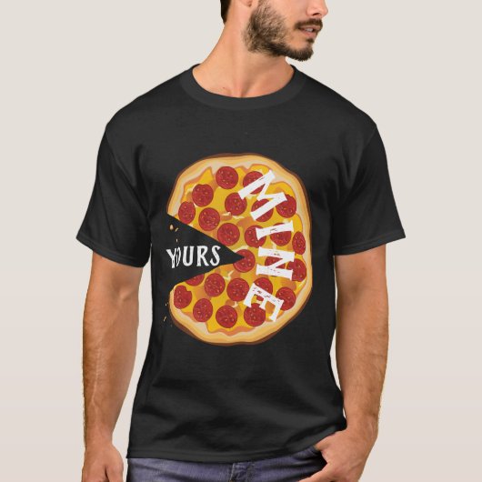 Pizza Pizza Funny Pepperoni niedlich Feinschmecker T-Shirt (Vorderseite)