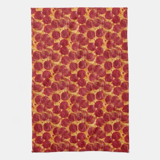 Pizza Pizza Geschirrtuch (Vertikal)