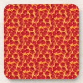 Pizza Pizza Getränkeuntersetzer (Vorderseite)
