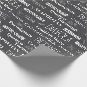 Pizza Pizza Names Pizza Parlor Koch Geschenkpapier (Ecke)