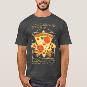 Pizza , Pizza-Party, Pizzageschenke, Pizza-Vitruvi T-Shirt