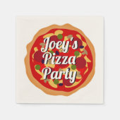 Pizza Pizza Pepperoni Funny Pepperoni Brunch Party Serviette (Vorderseite)