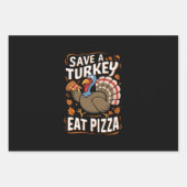 Pizza Pizza Pizza rett Tracht Geschenkpapier Set (Vorderseite)