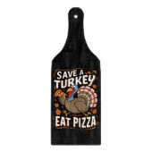 Pizza Pizza Pizza rett Tracht Schneidebrett (Vorderseite)