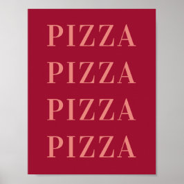 Pizza Pizza Wall Art, Dorm Room Poster, Wohnung Poster