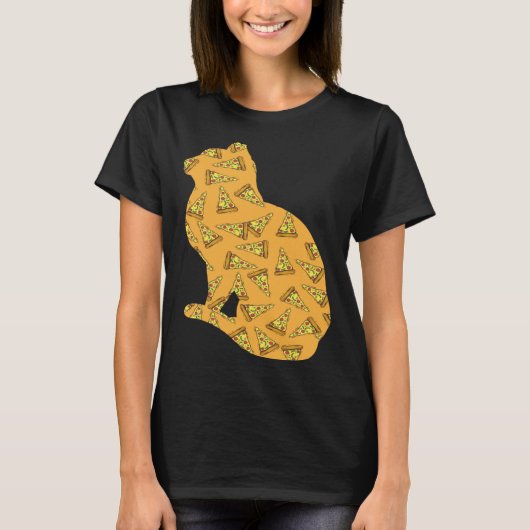 Pizza Pizzaiolo Pizza Cat T-Shirt (Vorderseite)