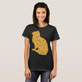 Pizza Pizzaiolo Pizza Cat T-Shirt (Vorne ganz)