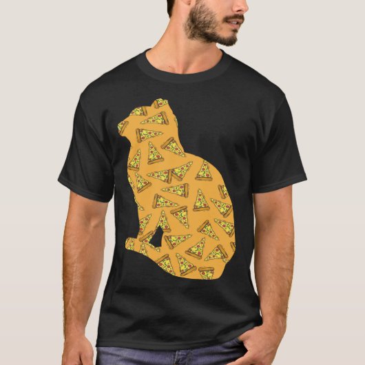 Pizza Pizzaiolo Pizza Cat T-Shirt (Vorderseite)