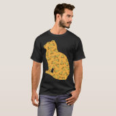 Pizza Pizzaiolo Pizza Cat T-Shirt (Vorne ganz)