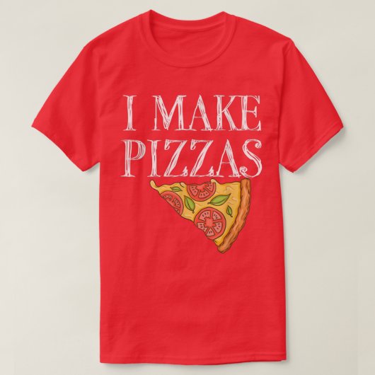 Pizza Pizzas Party Funny Koch Zitat1019 T-Shirt (Design vorne)
