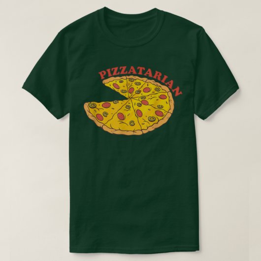 Pizza Pizzatarian Fast Food Funny Pizza Lover T-Shirt (Design vorne)