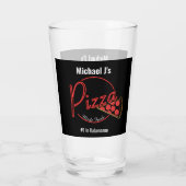 Pizza Pizzeria Beer Glass Glas (Rückseite)
