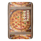 Pizza Pizzeria Design Badematte (Vorderseite Vertikal)