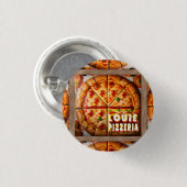 Pizza Pizzeria Design Button (Vorne & Hinten)