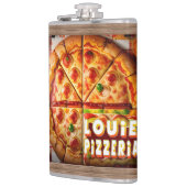 Pizza Pizzeria Design Flachmann (Links)