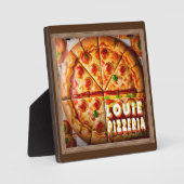 Pizza Pizzeria Design Fotoplatte (Vorderseite)